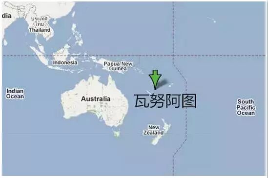 瓦努阿图地理位置
