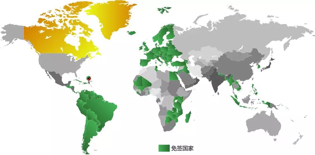 圣基茨护照免签国家